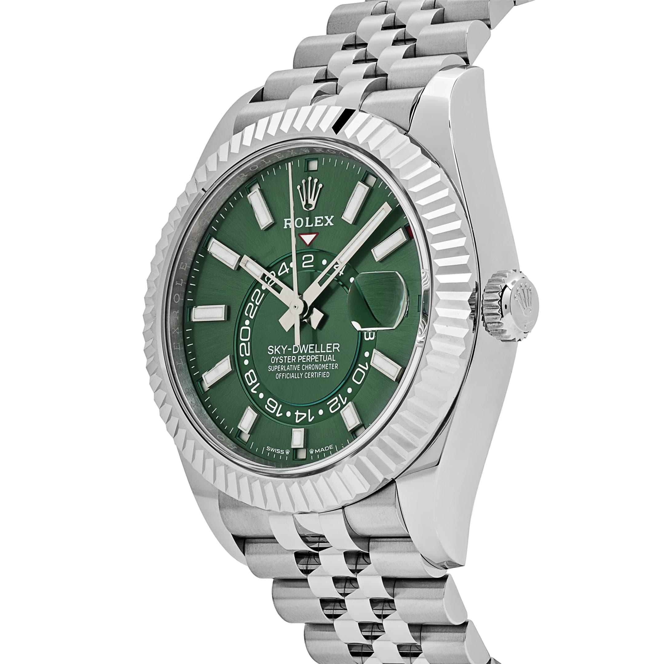 Rolex Sky-Dweller 336934 Stainless Steel Green Dial Jubilee (2024