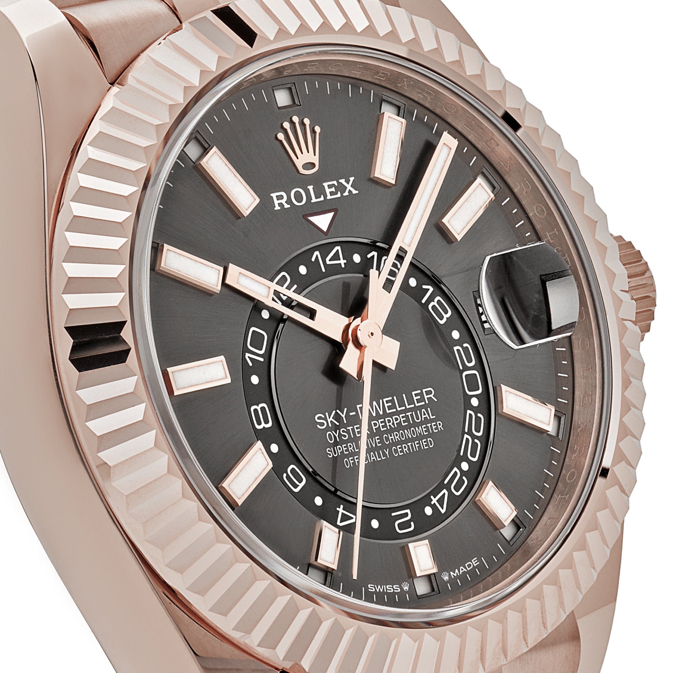 Rolex Sky-Dweller 336935 Rose Gold Slate Dial Jubilee – Wrist