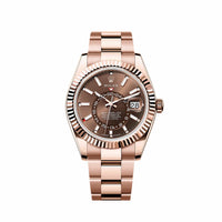 Thumbnail for Rolex Sky-Dweller 336935 Rose Gold Chocolate Dial Oyster