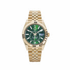 Rolex Sky-Dweller 336938 Yellow Gold Bright Green Dial Jubilee (2025)