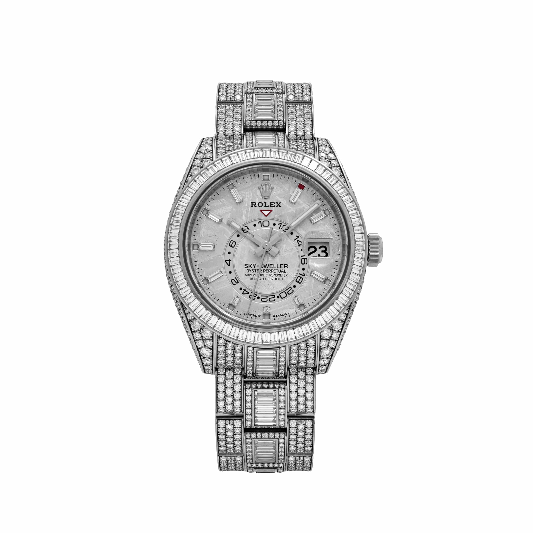 Rolex Day-Date 40 228396TBR Platinum Diamond Bezel Diamond-Paved