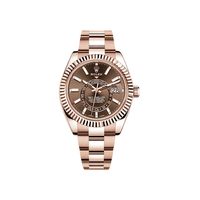 Rolex Sky Dweller 326935 Rose Gold Chocolate Dial Wrist Aficionado