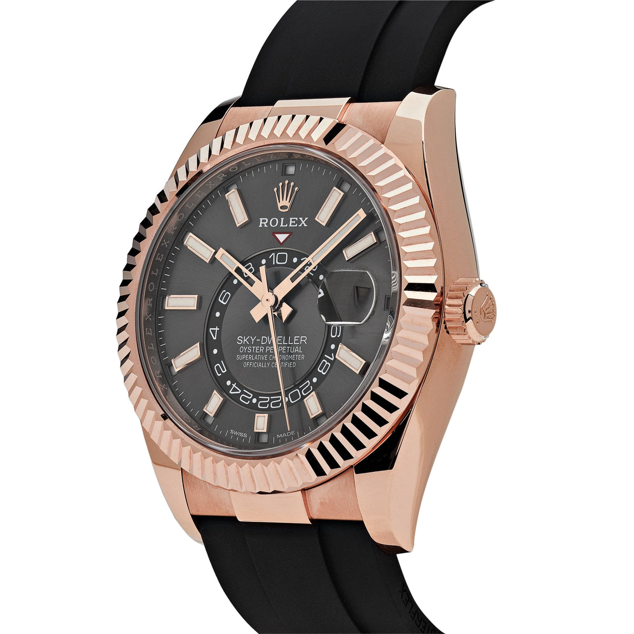 Rolex sky dweller outlet everose gold