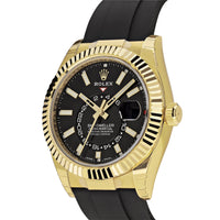 Thumbnail for Luxury Watch Rolex Sky-Dweller Yellow Gold Black Dial 326238 Wrist Aficionado