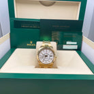 Luxury Watch Rolex Sky-Dweller Yellow Gold White Dial 326938 Wrist Aficionado