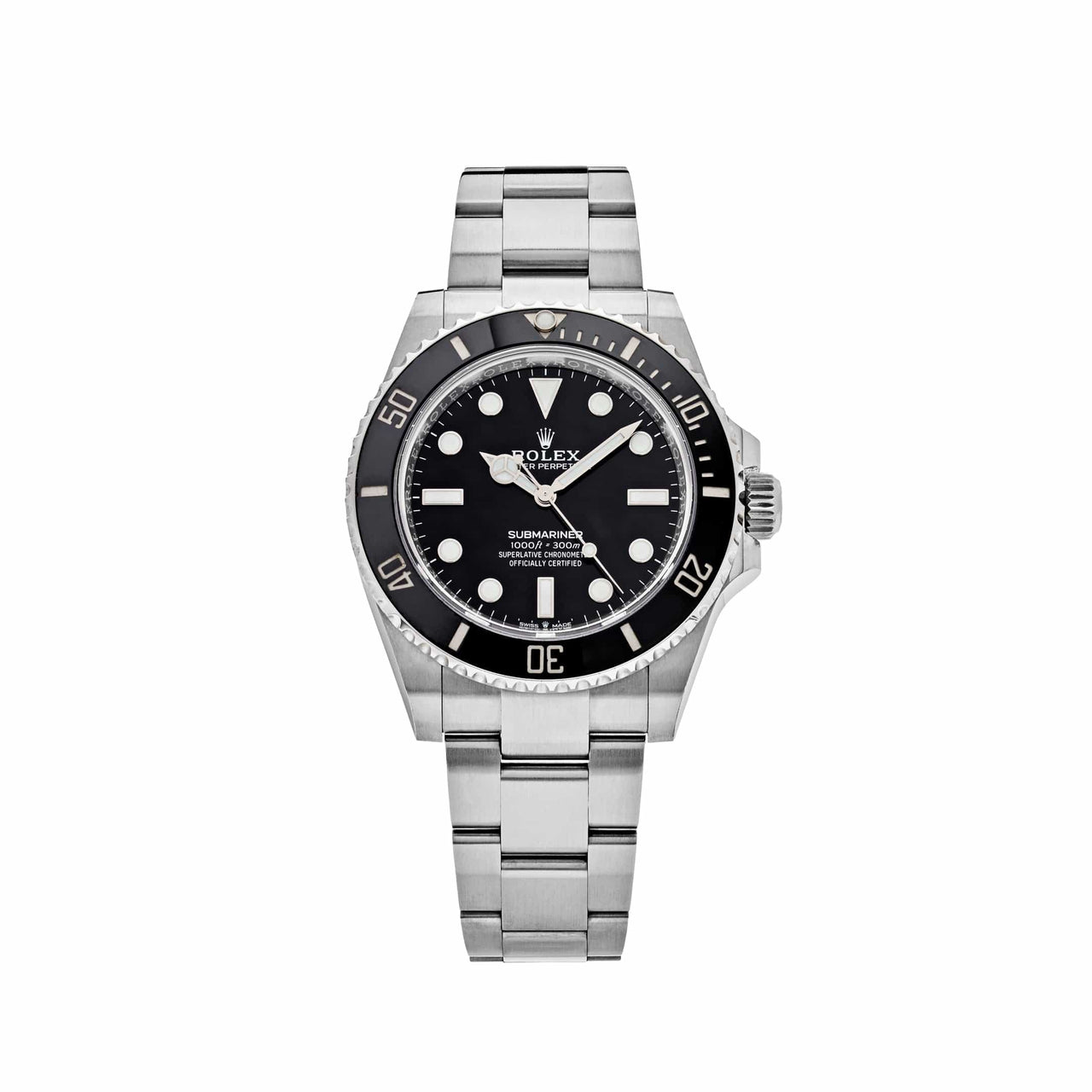 Rolex Submariner 41 Stainless Steel No Date Black Dial 124060 wrist aficionado
