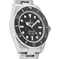 Thumbnail for Rolex Submariner 41 Stainless Steel No Date Black Dial 124060 wrist aficionado