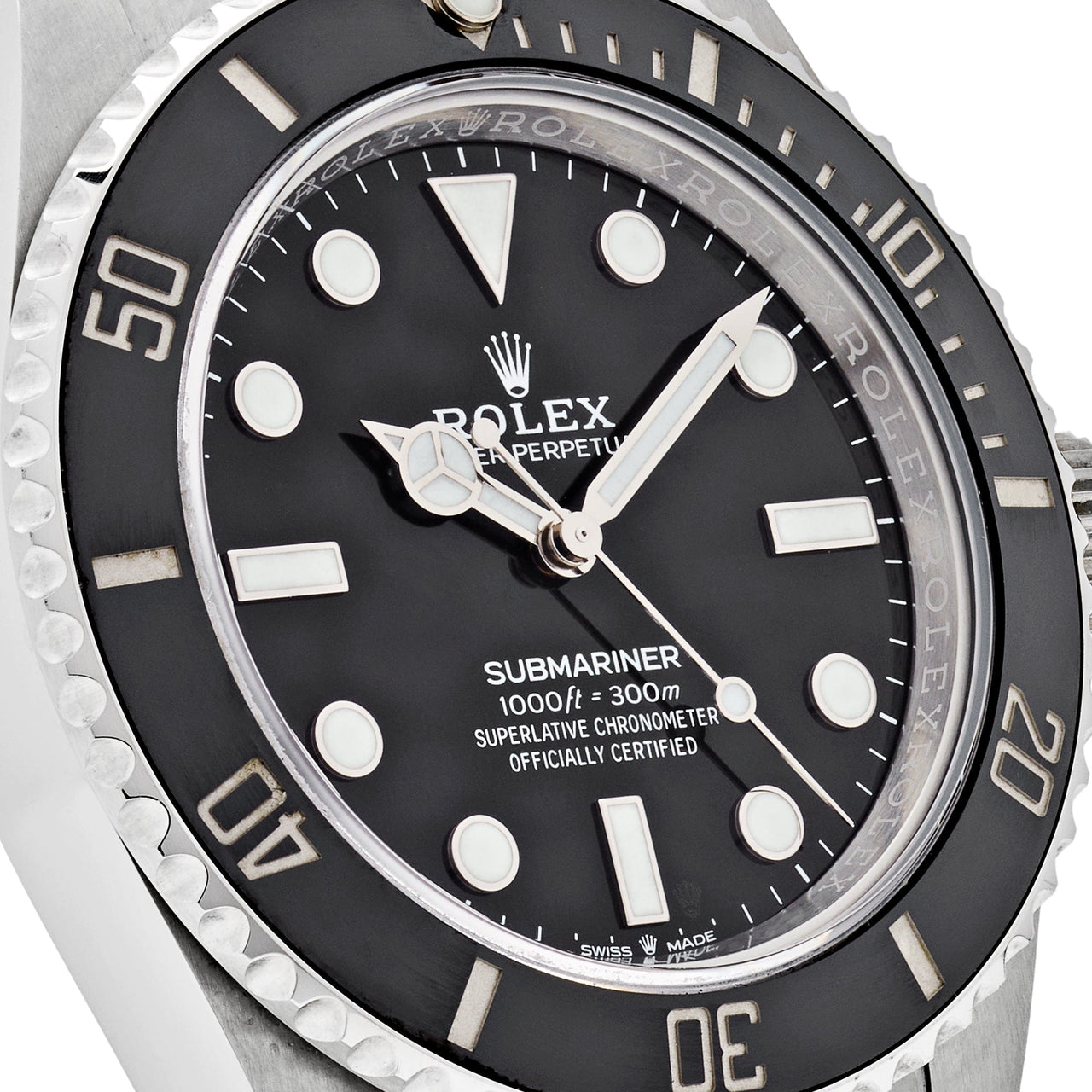 Rolex Submariner 41 Stainless Steel No Date Black Dial 124060 wrist aficionado