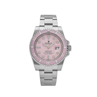 Thumbnail for Rolex Submariner Date 116610LN Stainless Steel With Aftermarket Custom Made Pink Dial (2016)