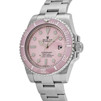 Thumbnail for Rolex Submariner Date 116610LN Stainless Steel With Aftermarket Custom Made Pink Dial (2016)