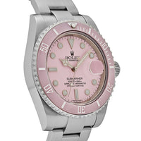 Thumbnail for Rolex Submariner Date 116610LN Stainless Steel With Aftermarket Custom Made Pink Dial (2016)