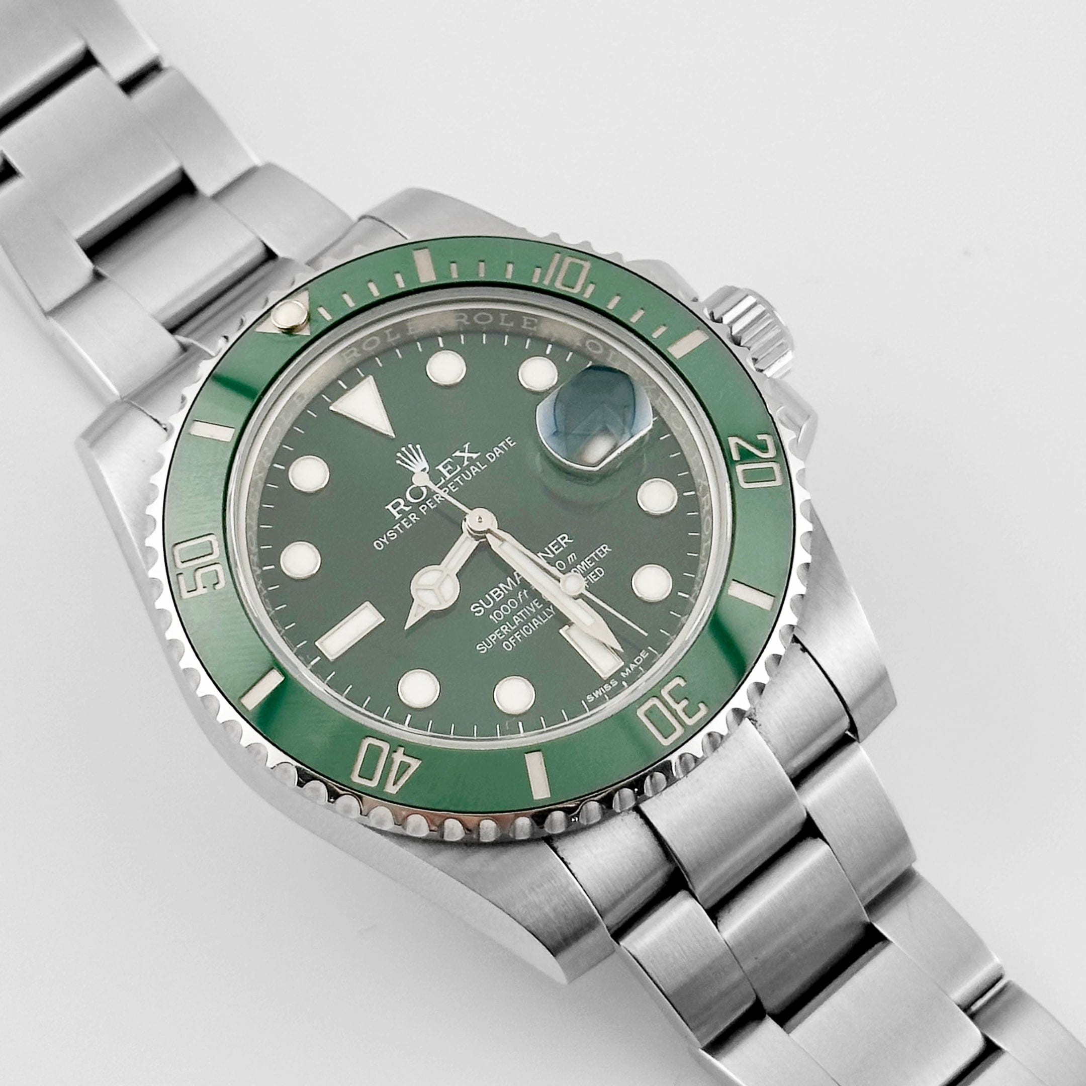 Rolex Submariner Date 116610LV 'Hulk' Stainless Steel Green Dial