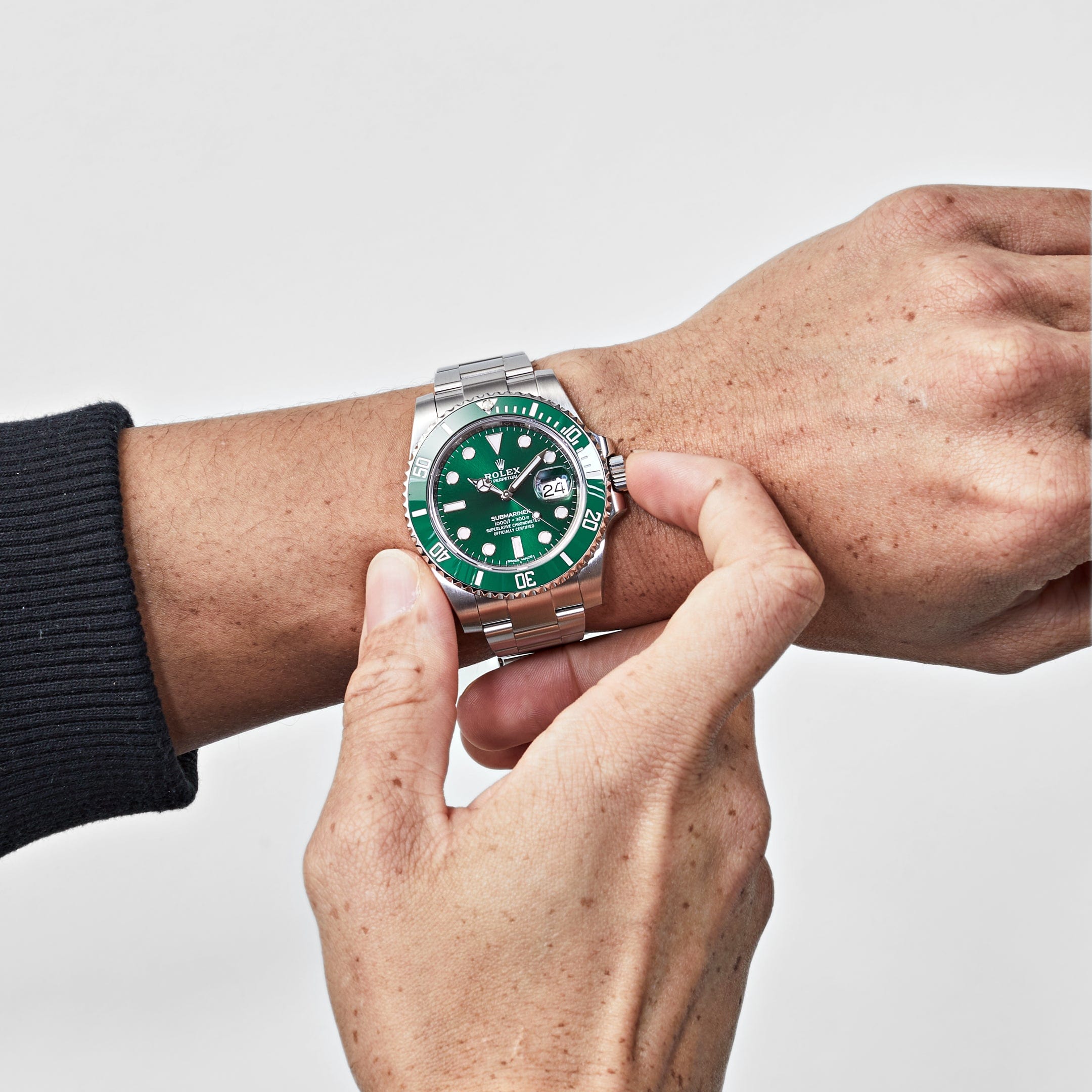 Hulk Omega Watches Green Rolex 116610LV Submariner Date 40mm Green