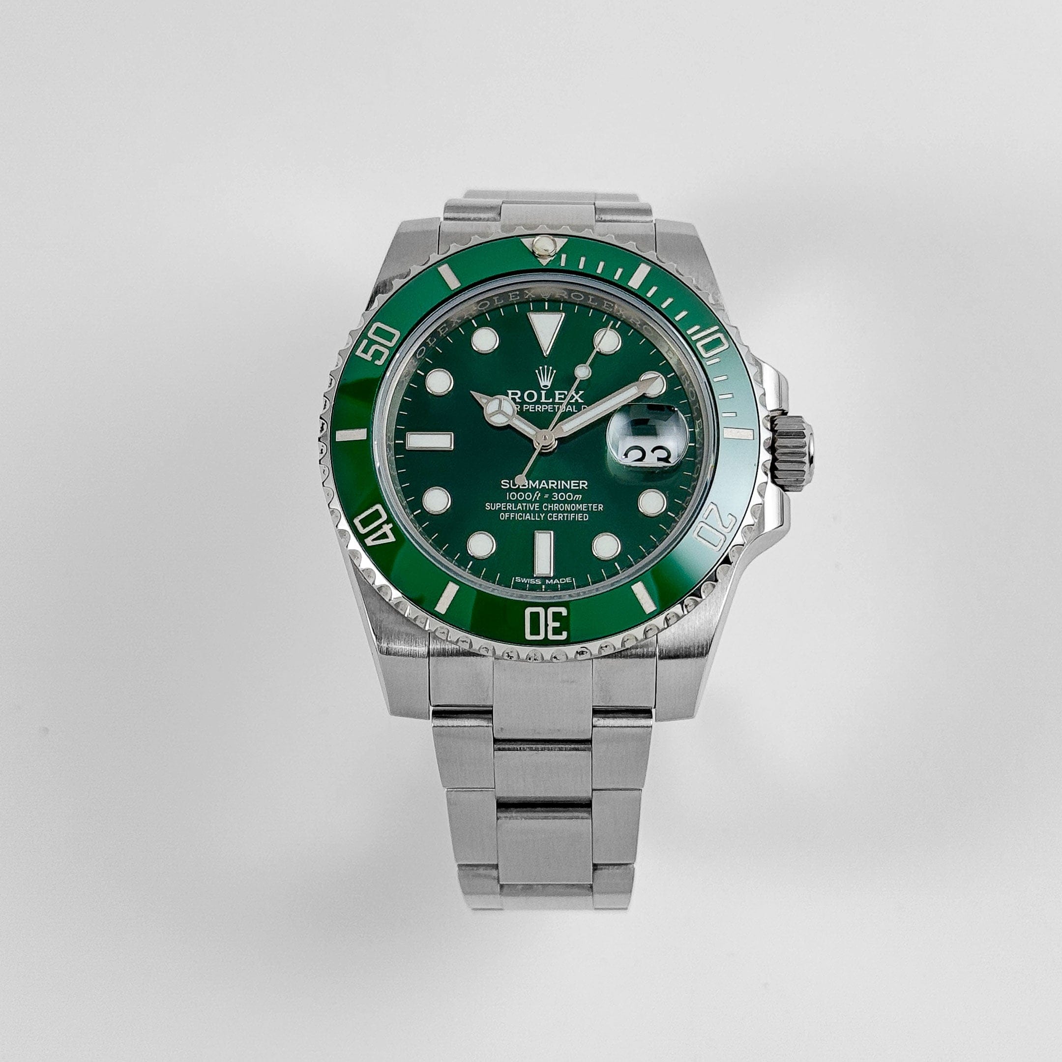 Rolex Submariner Date 116610LV 'Hulk' Stainless Steel Green Dial (2017)