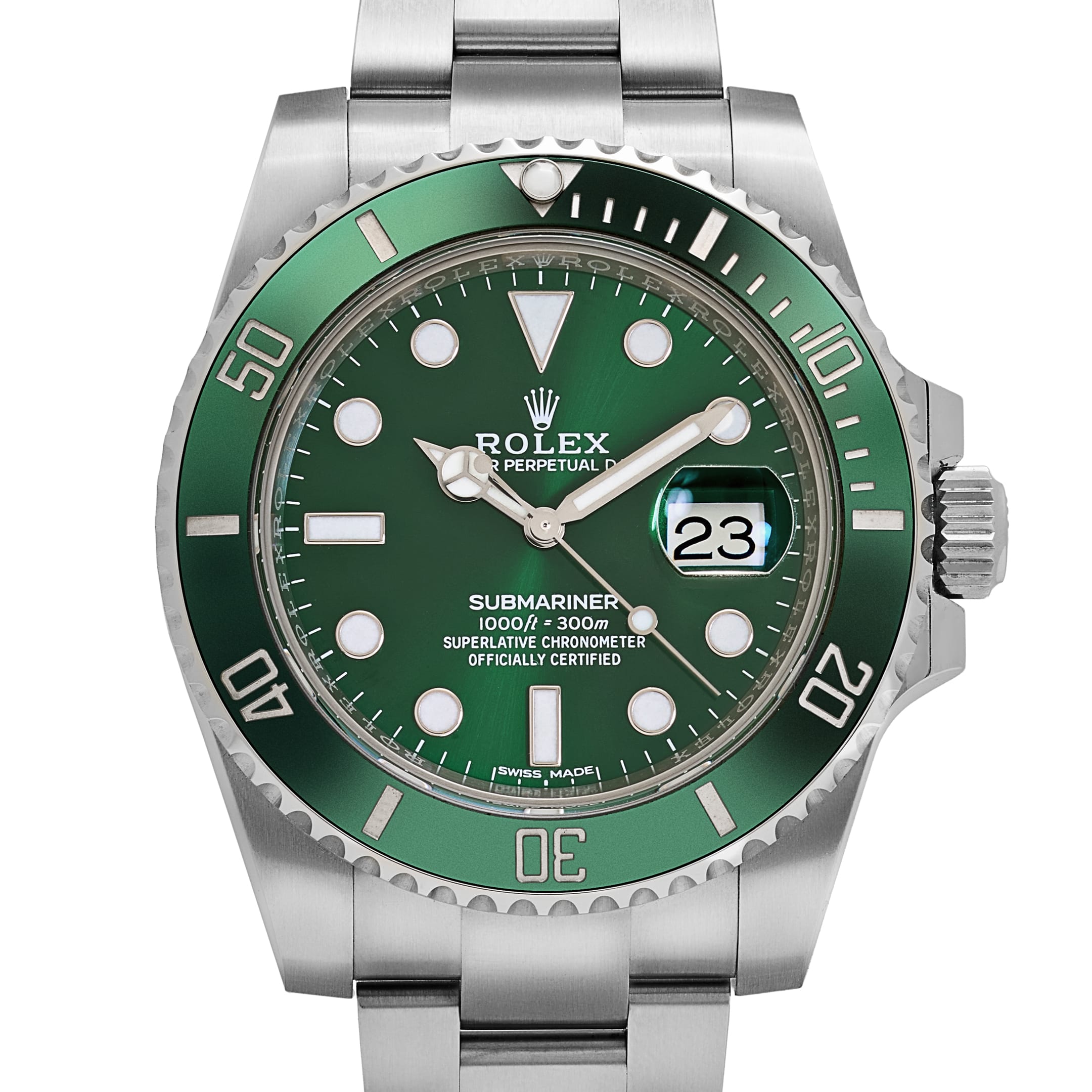 Rolex Submariner Date 116610LV 'Hulk' Stainless Steel Green Dial (2019)