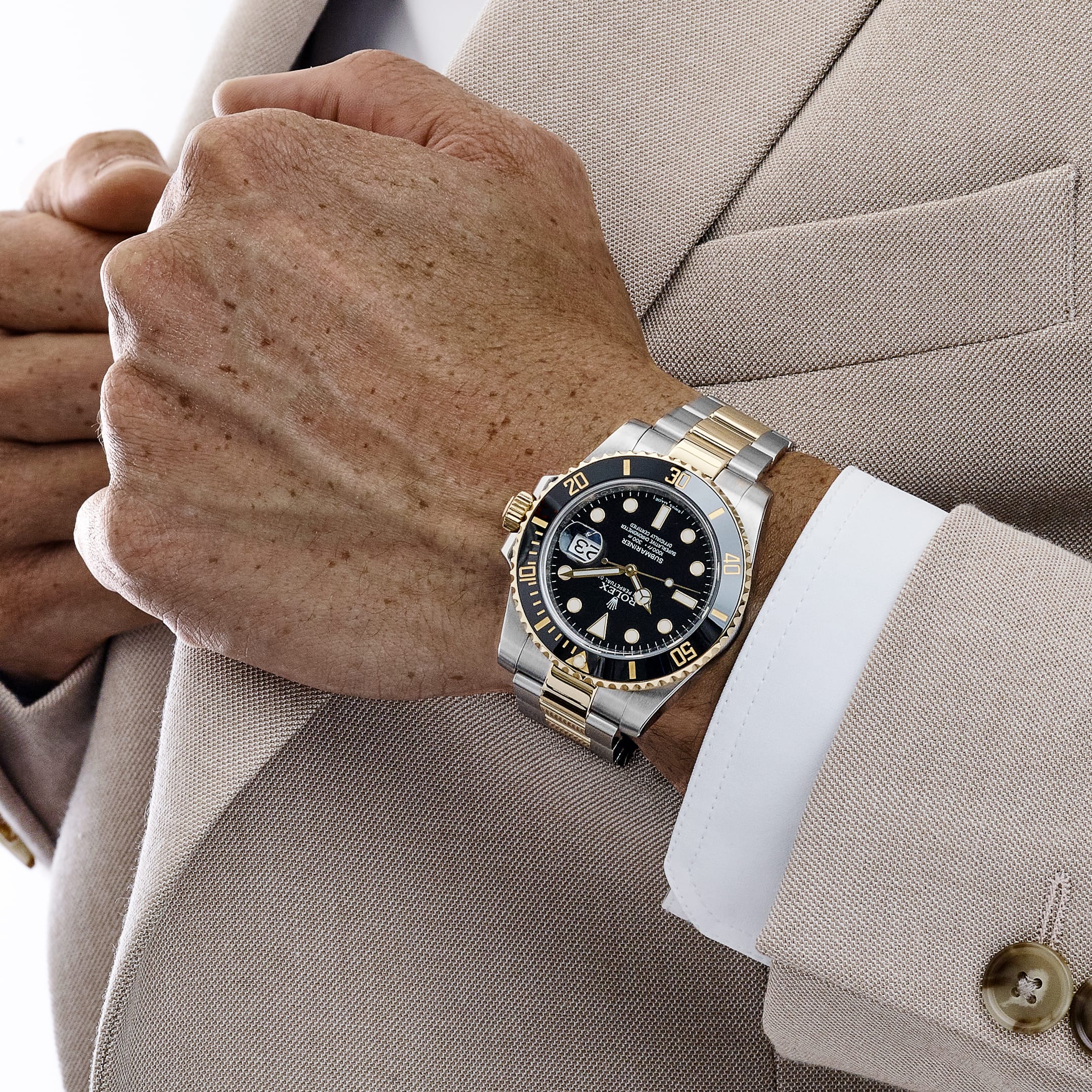 Rolex Submariner Date 116613LN Stainless Steel Yellow Gold Black