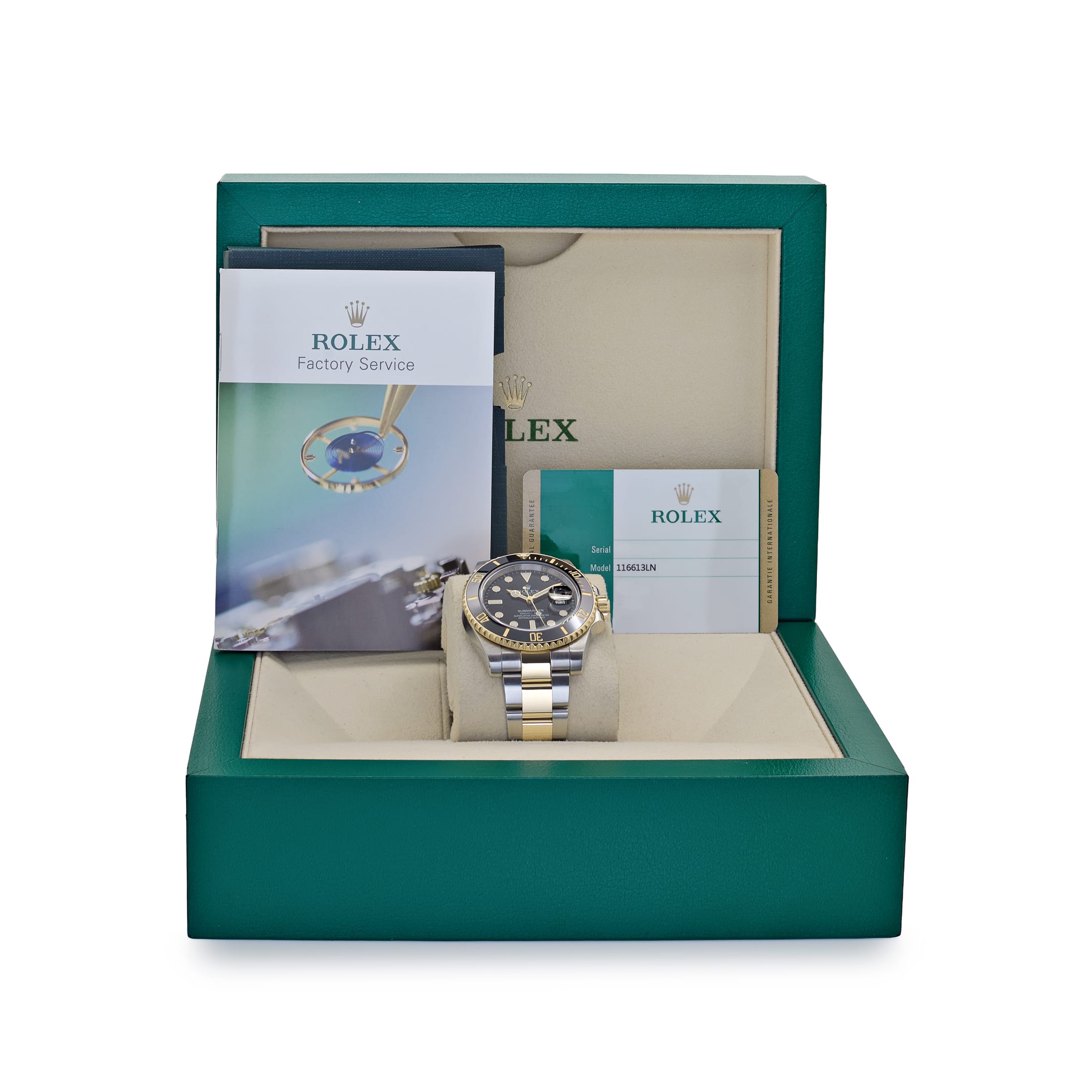 Rolex Submariner Date 116613LN Stainless Steel Yellow Gold Black Dial (2016)