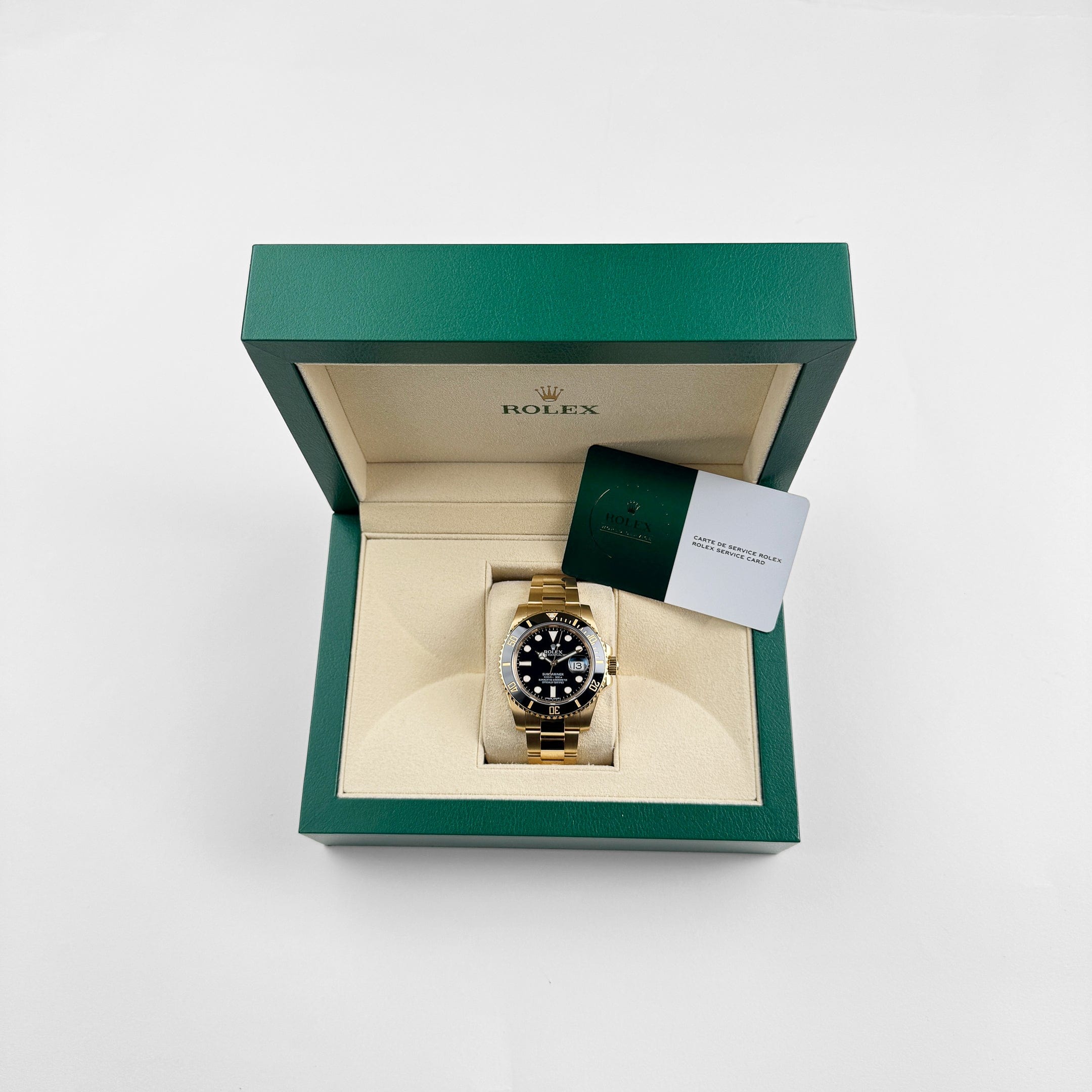 Rolex Submariner Date 116618LN Yellow Gold Black Dial (2015