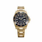 Rolex Submariner Date 116618LN Yellow Gold Black Dial (2015)