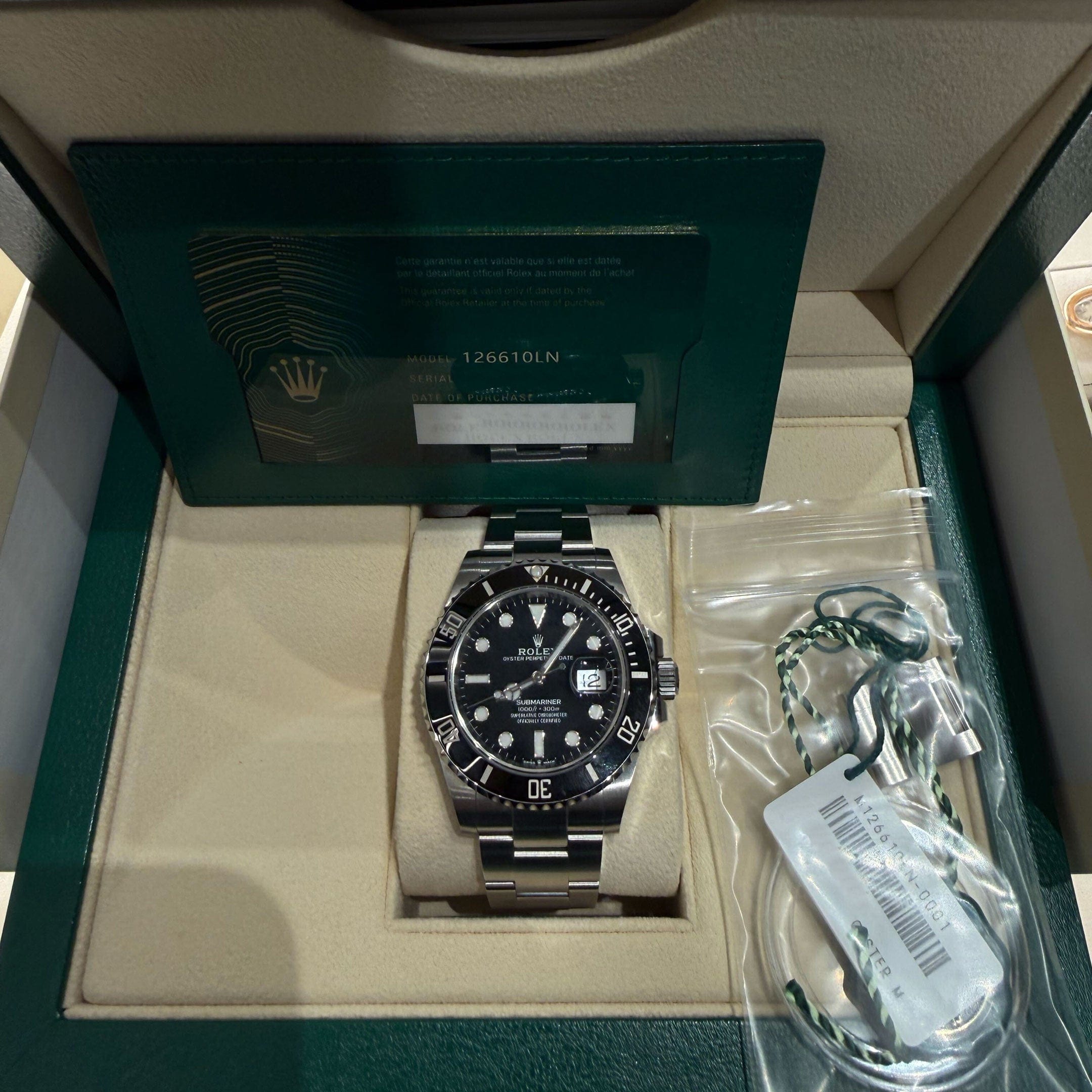 Rolex Submariner Date 126610LN Stainless Steel Black Dial (2021