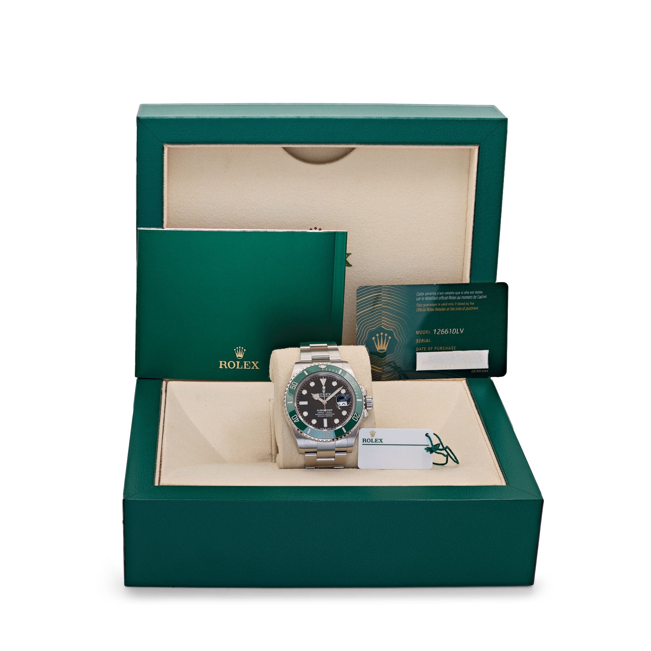 Rolex Submariner Date 126610LV 'Starbucks MK1' Stainless Steel