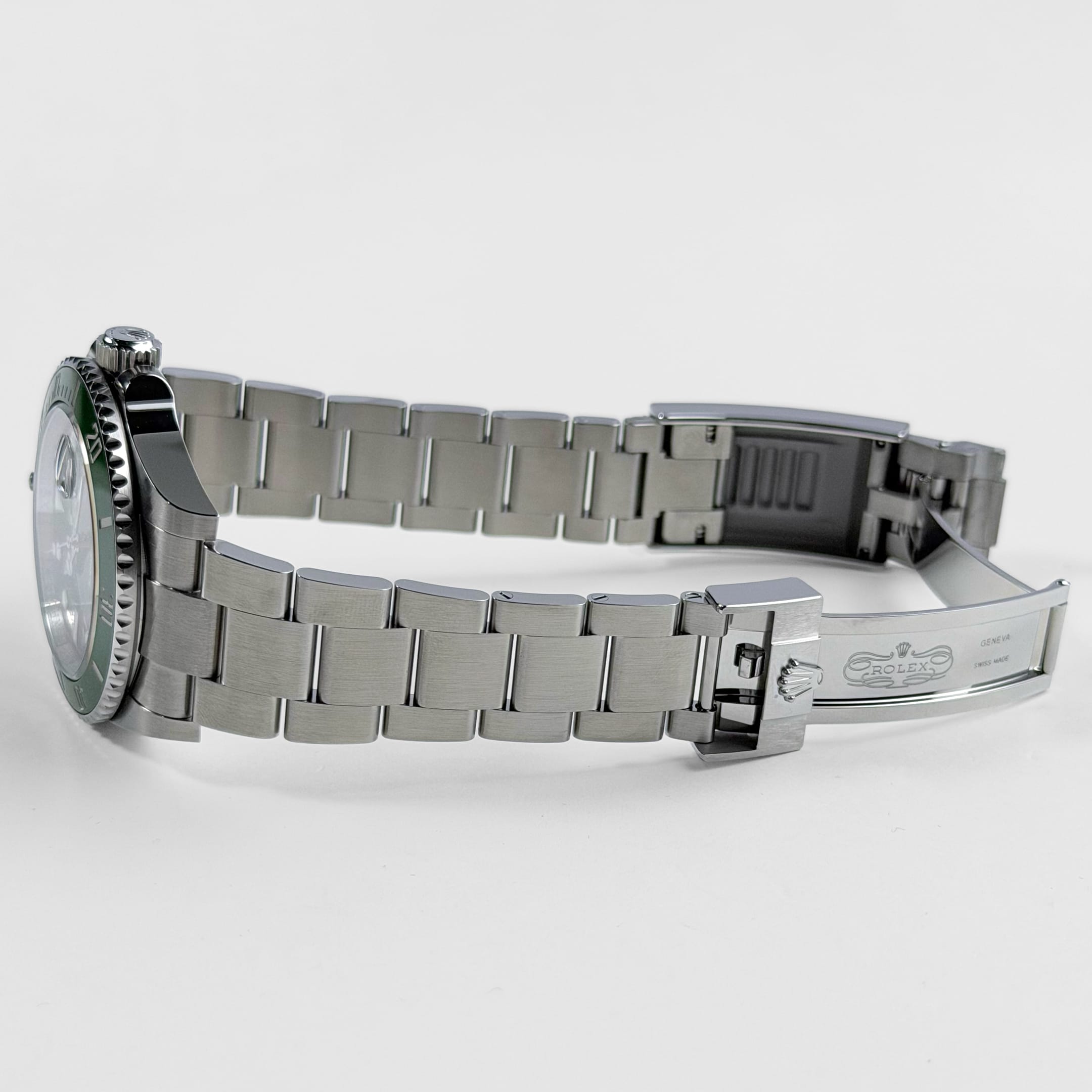 Rolex Oyster Perpetual 28 276208 'Ladies' Yellow Gold Green Stone