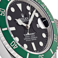 Thumbnail for Luxury Watch Rolex Submariner Date Kermit 41 Steel Black Dial Green Bezel 126610LV Wrist Aficionado