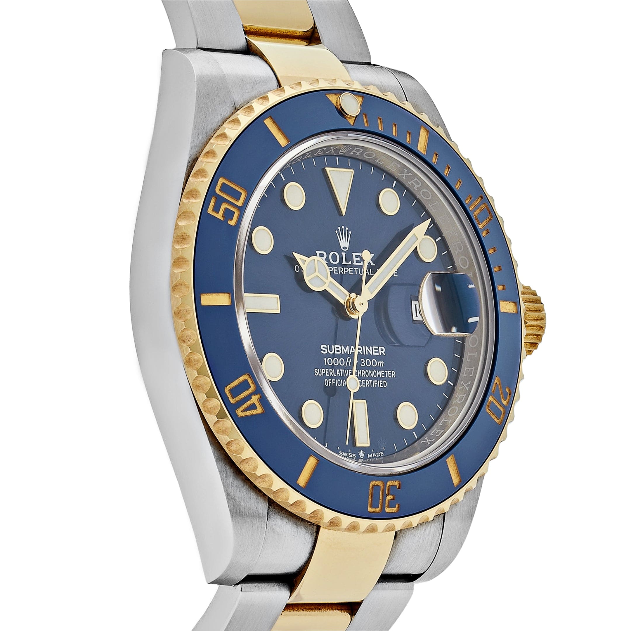 Rolex Submariner Date 126613LB Two-Toned Stainless Steel Yellow Gold Blue Dial