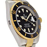 Thumbnail for Luxury Watch Rolex Submariner Date Yellow Gold & Steel Black Dial 126613LN Wrist Aficionado
