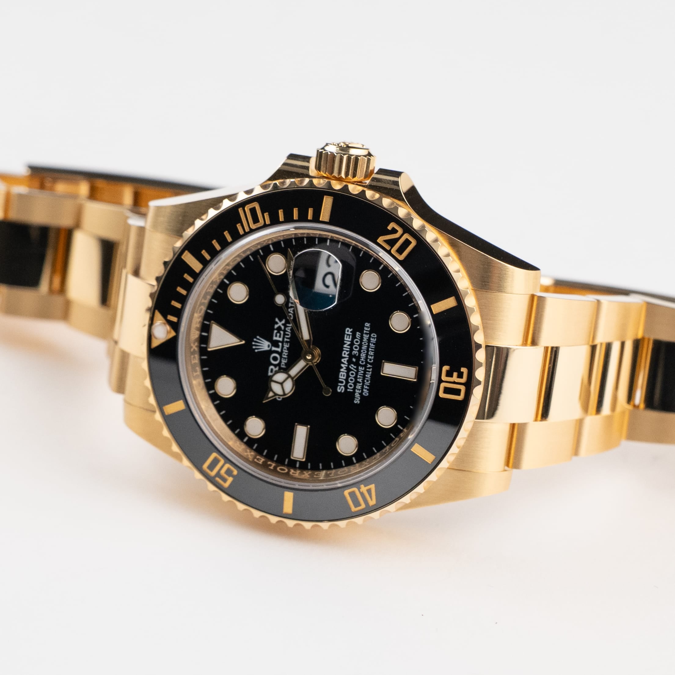 Rolex Submariner Date 126618LN Yellow Gold Black Dial – Wrist