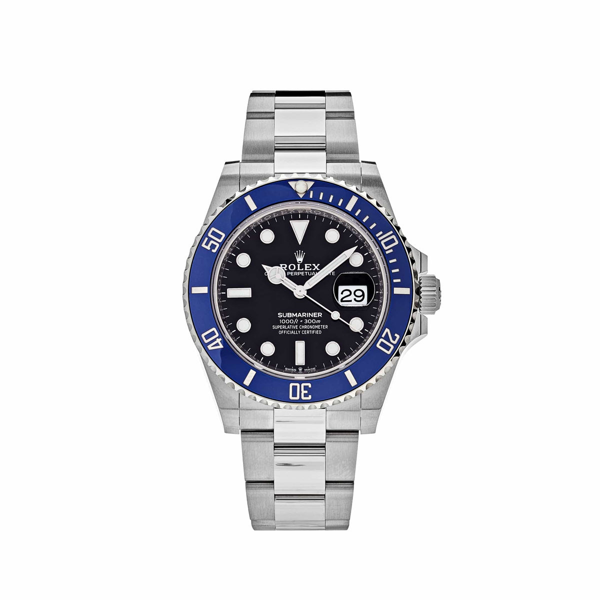 Rolex Submariner Date 126619LB 'Cookie Monster' White Gold Black Dial Blue Bezel