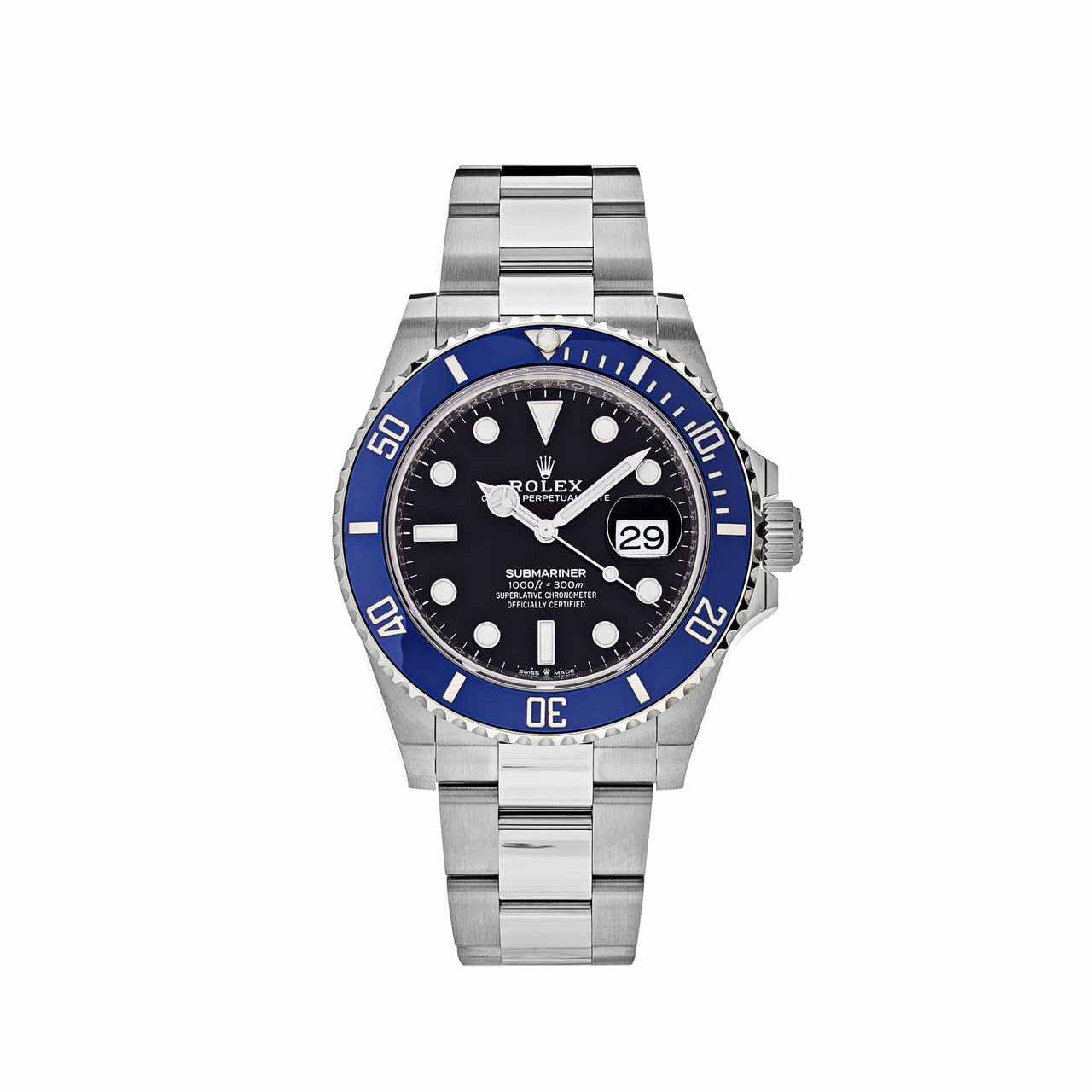 Rolex Submariner Date 41 White Gold Black Dial Blue Bezel 126619LB (Draft 2021) wrist aficionado