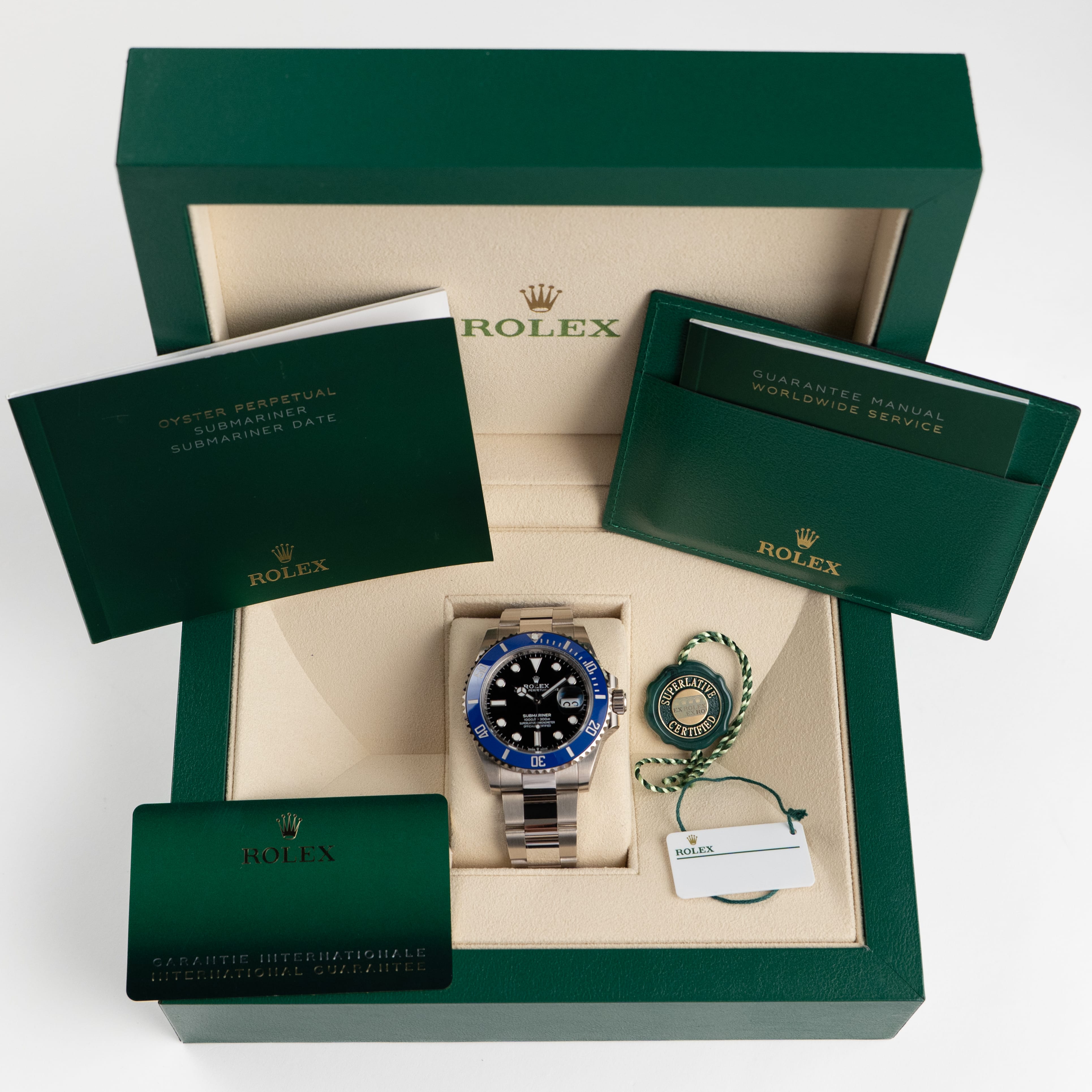Rolex Submariner Date 126619LB 'Cookie Monster' White Gold Black Dial Blue Bezel (2021)