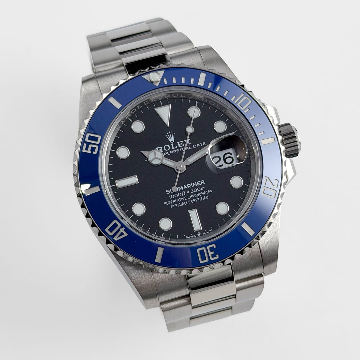 Rolex Submariner Date 126619LB 'Cookie Monster' White Gold Black Dial Blue Bezel