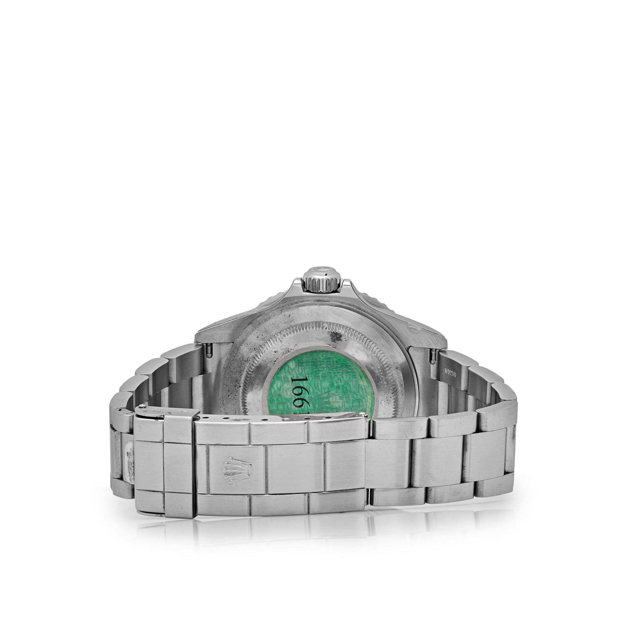 Rolex Submariner Date 16610LV 'Kermit' Bezel Flat 4 Stainless Steel Black Dial Oyster (2003)