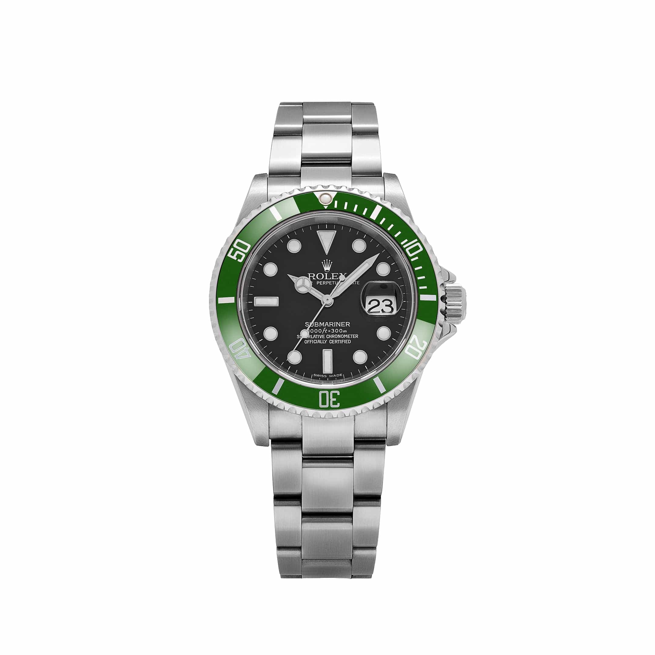Rolex Submariner Date 16610LV 'Kermit' Stainless Steel Black Dial