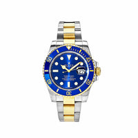 Thumbnail for Luxury Watch Rolex Submariner Date 40 Yellow Gold & Steel Blue Dial 116613LB Wrist Aficionado