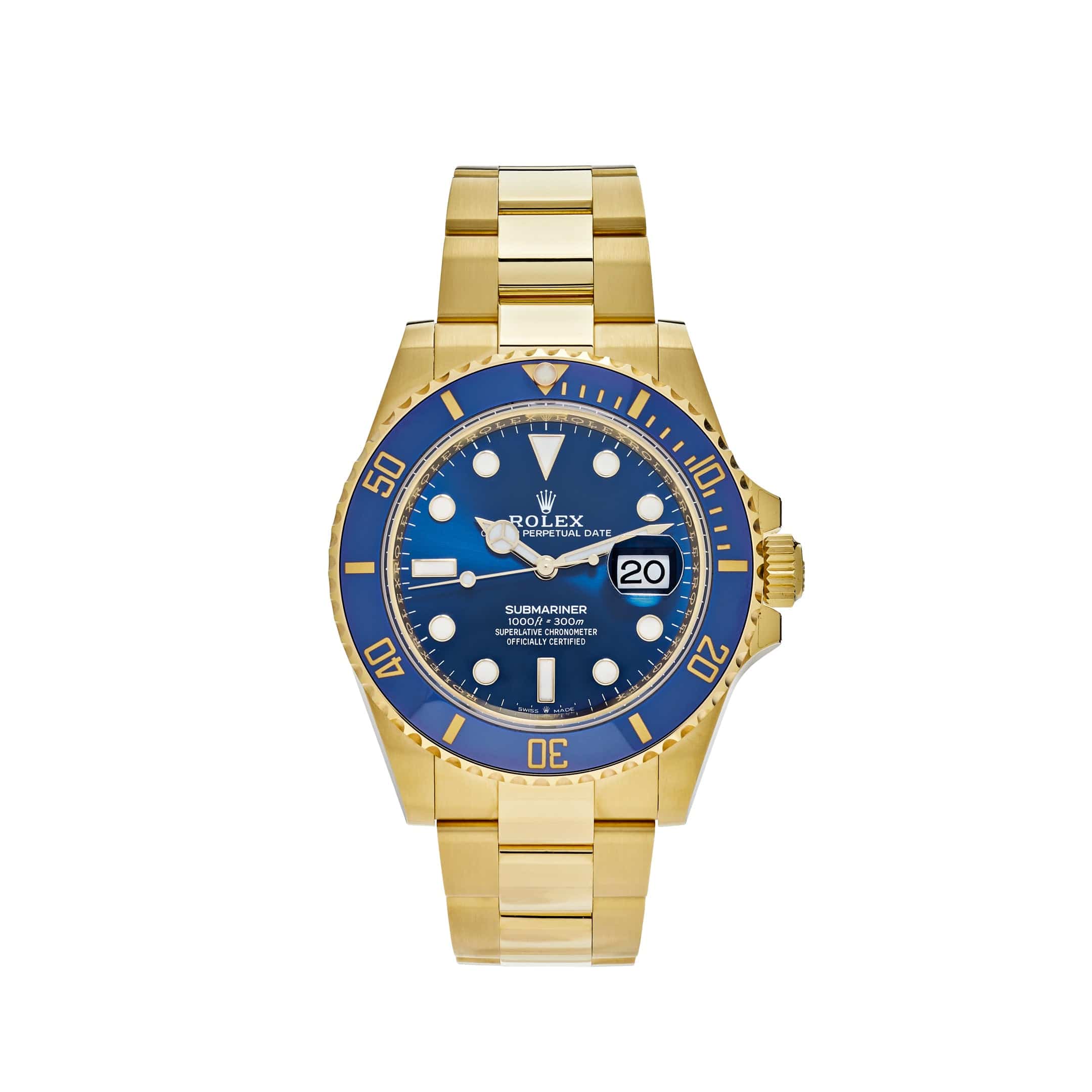 Rolex Submariner Date 126618LB Yellow Gold Blue Dial 2023