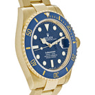 Luxury Watch Rolex Submariner Date Yellow Gold Blue Dial 126618LB (2023) Wrist Aficionado