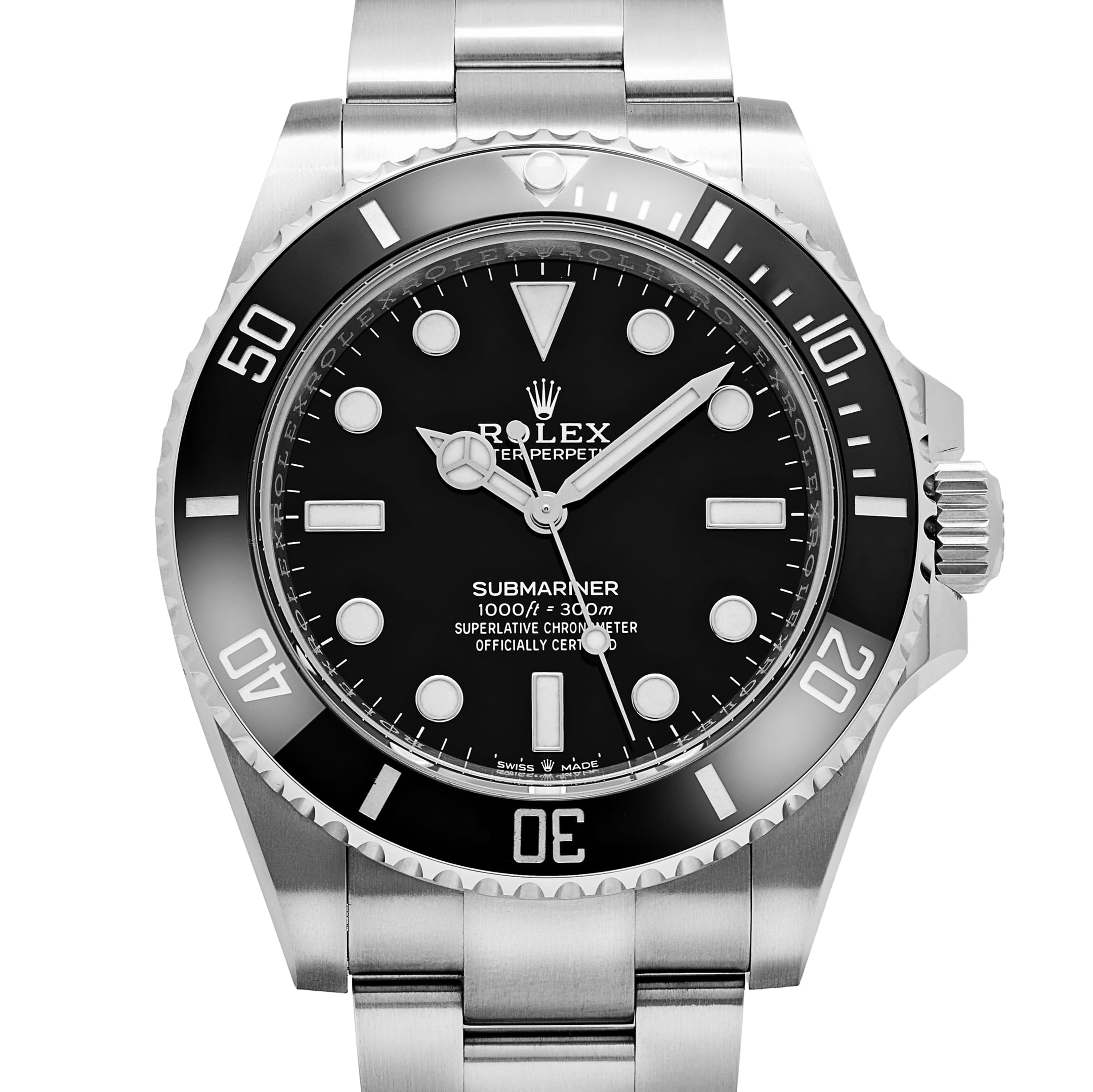 Rolex Submariner No Date 124060 Stainless Steel Black Dial (2026)