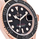 Luxury Watch Rolex Yacht Master 40 Rose Gold Black Dial 116655 (2017) wrist aficionado