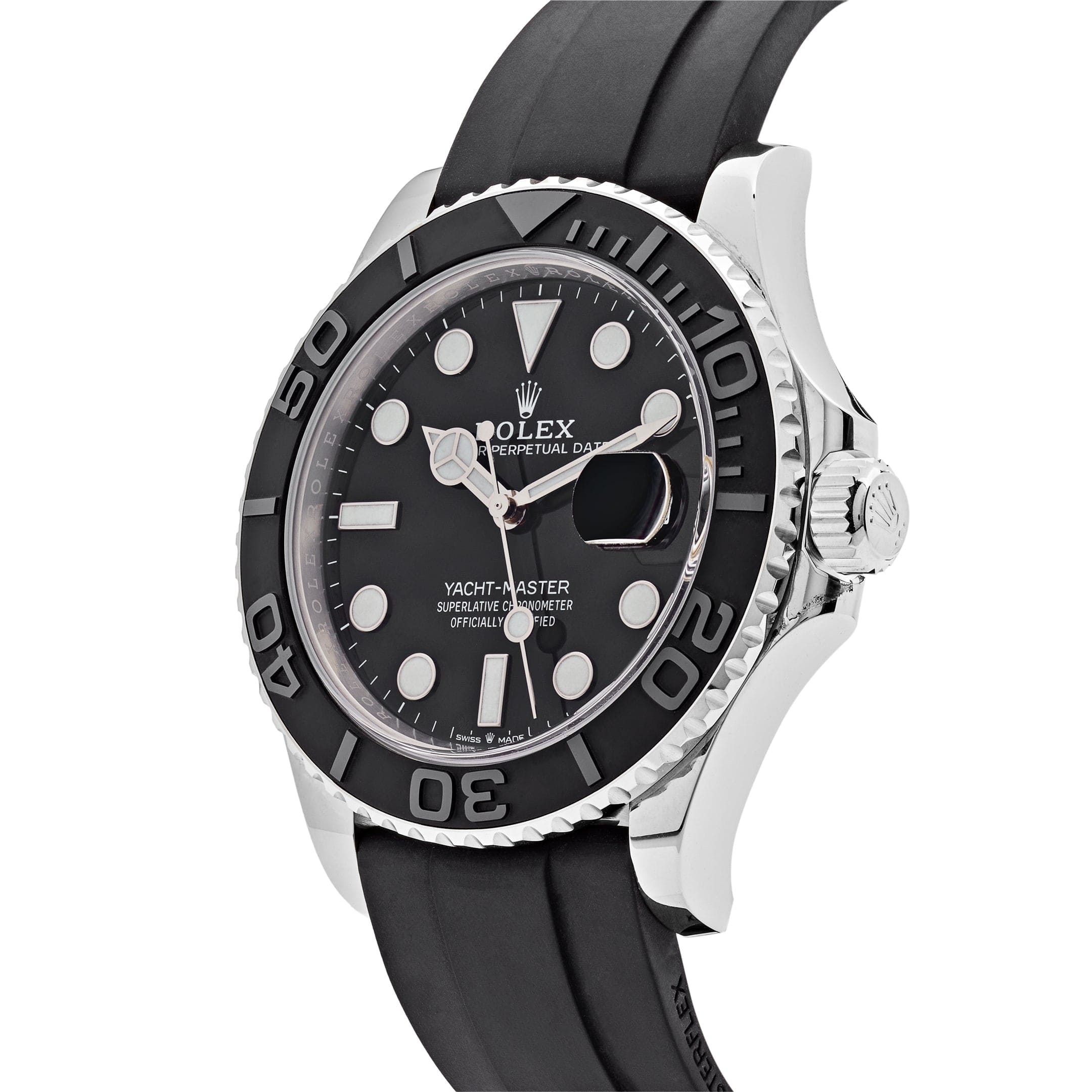 セフィリア　ホワイト2、ブラック Rolex Yacht-Master 42 226659 White Gold Black Dial (2025) – Wrist