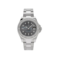 Thumbnail for Rolex Yacht-Master 37 Steel & Platinum Rhodium Dial 268622 (2022) wrist aficionado