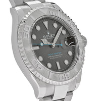 Thumbnail for Rolex Yacht-Master 37 Steel & Platinum Rhodium Dial 268622 (2022) wrist aficionado