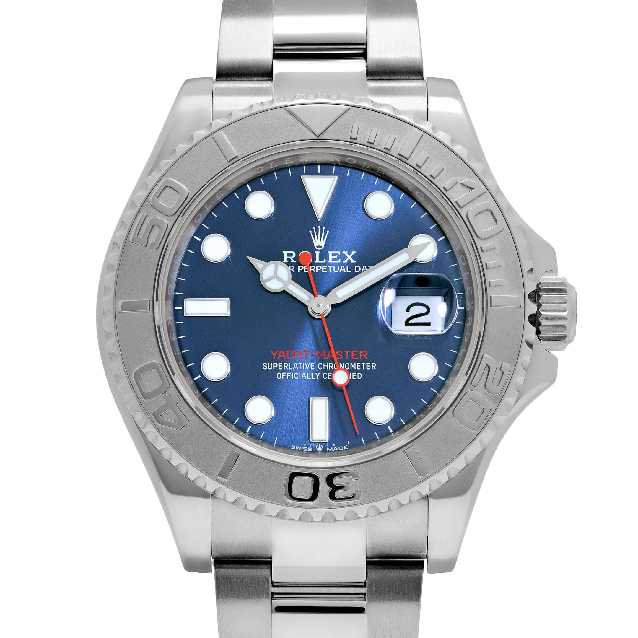 ①2022.2未使用　ROLEX ヨットマスター 40 126622 ブルー Rolex Yacht-Master 40 126622 Stainless Steel Blue Dial (2026