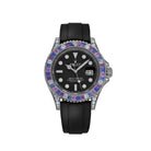 Rolex Yacht-Master 40 126679SABR 'Cotton Candy' White Gold Diamond Sapphires Bezel Black Dial (2023)