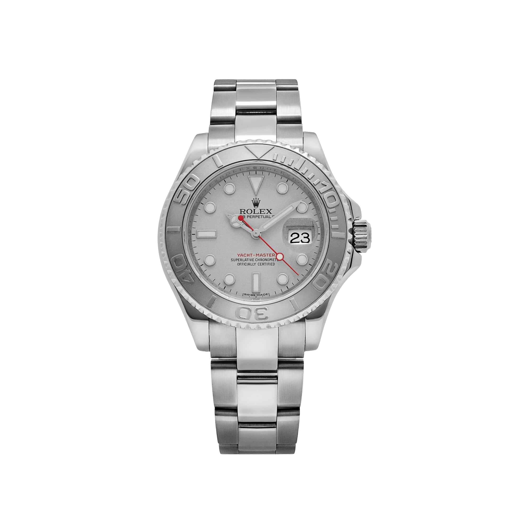 Rolex Yacht-Master 40 16622 Stainless Steel Platinum Silver Dial (2012)