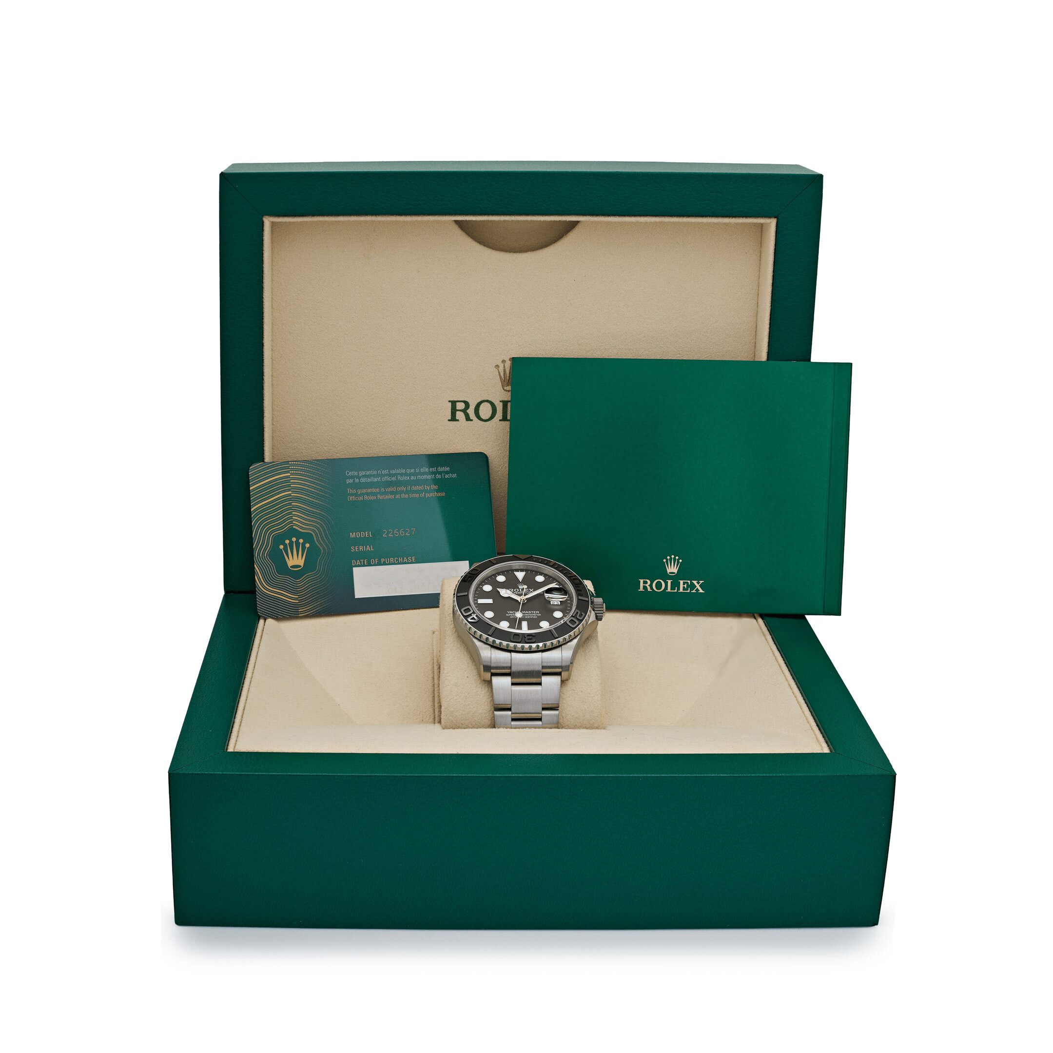 ロレックス箱 Rolex Yacht-Master 42 226627 RLX Titanium Black Dial (2026