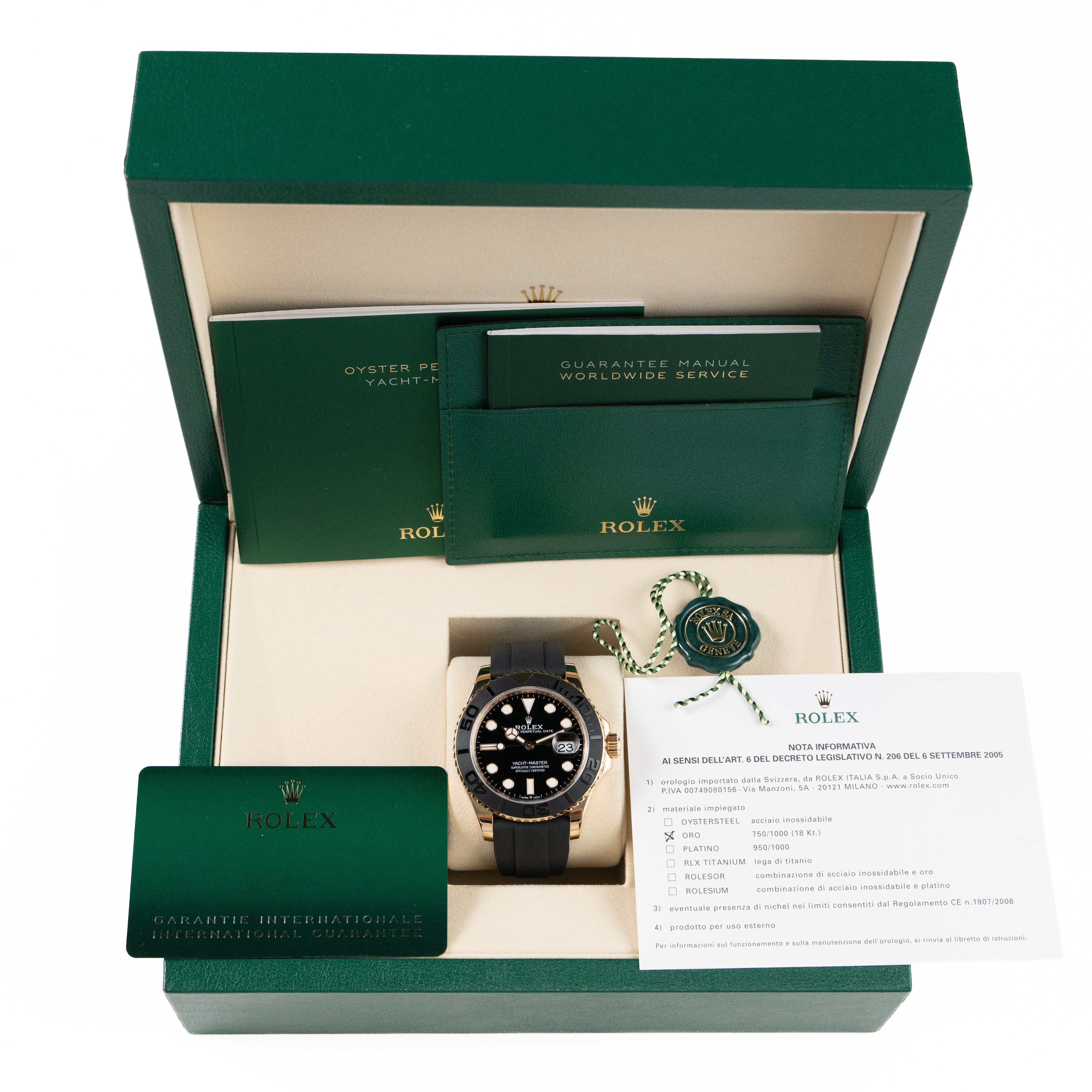 Rolex Yacht-Master 42 226658 Yellow Gold Black Dial (2025)