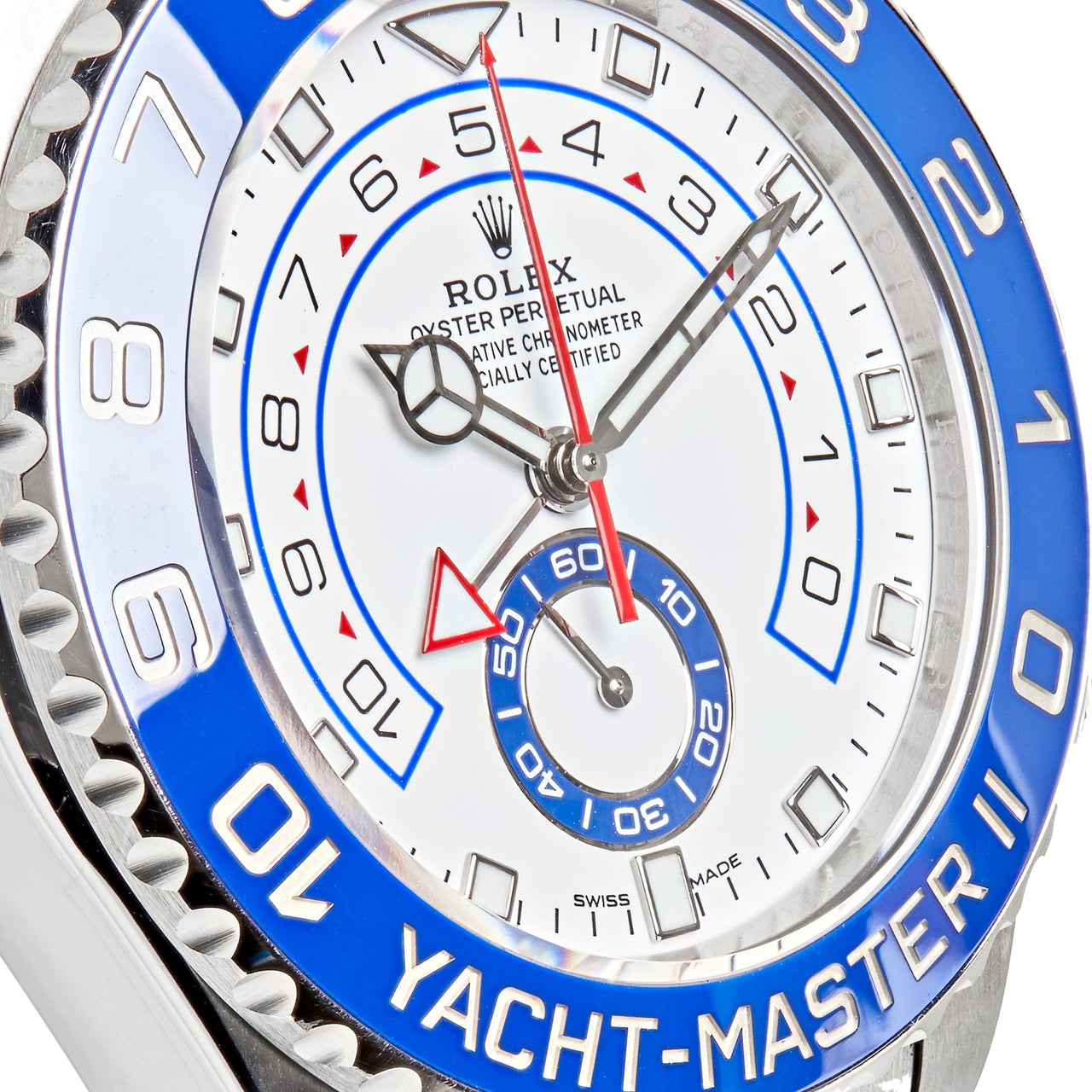 Rolex Yacht Master II 116680 Stainless Steel White Dial 2021